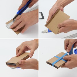 DIICCYO Trading Card Shipping Protectors Supplies, 302 Pcs Card Shipping Supplies Set, Includes 200 Corrugated Card Sleeves Cardboard Inserts, 100 Pcs Bubble Mailers, 2 Masking Tape, Black