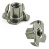 M5 (10 pieces) drive-in nuts with thread for wood, stainless