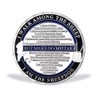 Thin Blue Line Police Officer Challenge Coin,Prayer Commemorative Coin Collect
