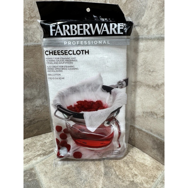 Farberware Cheesecloth Professional 2 Sq. YD New Sealed, Straining And