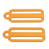 Scubas Diving Slide Fixing Buckle Stoppers Aluminium Alloy Lightweight Weight