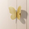 FAYZSOWSR 2Pack Butterfly Cabinet Knobs Gold Butterfly Single Hole Knob