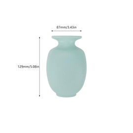 Pastlla 3pcs Wall Mounted Flower Vase Sticky Vase Wall Hanging Resin Flower Vase Hanging Flower Pot with Hook for Fridge Door Office Wedding Bathroom Decoration Green