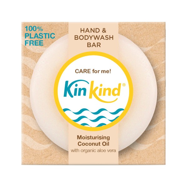 KinKind CARE for me! Hand & BodyWash bar. Moisturising coconut