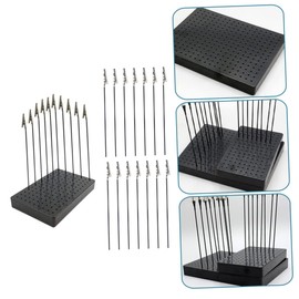 DOITOOL 1Set Model Spraying Workbench with Coloring Clips Durable Paint Booth Stand for DIY Projects Sturdy and Construction for Model Painting and Airbrush Use