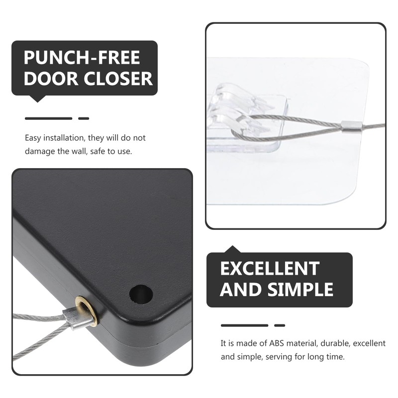 Automatic Sliding Screen Door Closer for Residential Use - Punch-Free