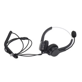 Call Center Headset Adjustable Wired Noise Cancelling Customer Service Headset for RJ9 Headset Interface