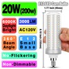 Big 1.77x 6.1 inch, E12 200w Equivalent LED Candelabra Bulbs