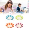 Qcwwy DIY Petal Paper Bowls, Cute Flower Cups, Stackable, 50pcs,