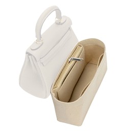 Lckaey Purse Organizer for Handbags Kelly 28 organizer1011Beige-M