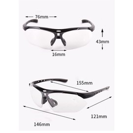 Polarized Outdoor Sunglasses, Anti Glare UV400 Protection Sports Glasses, Unisex Safety Sunglasses for Running, Golf, Cycling - Yellow