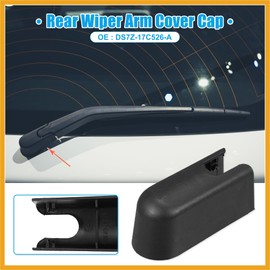 Partuto Rear Windshield Wiper Arm Nut Cover Cap Fit for Ford Edge - Pack of 1 Black Replacement Car Parts Replacement