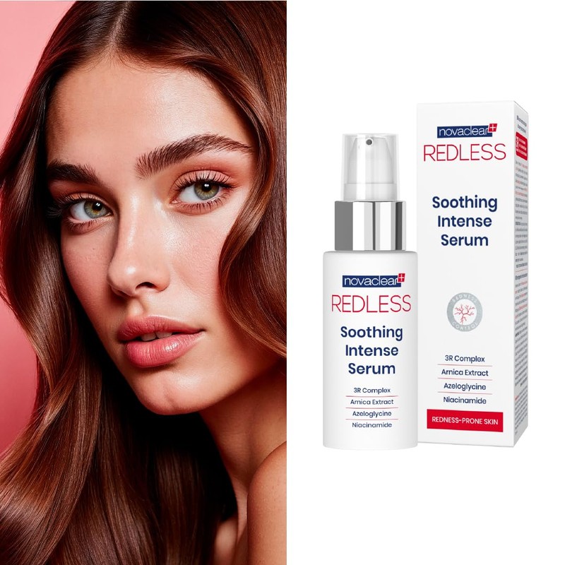 Novaclear Redless Soothing Intense Serum – Anti-Redness Serum with Niacinamide,
