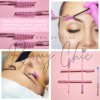 600 Cepillos Desechables Glitter Extensión Pestañas Mink Sinético Roomy Chic