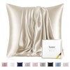 Texbee Silk Pillowcase 80 x 80 cm for Hair and