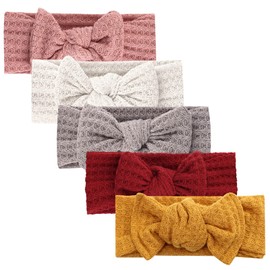 DRESHOW Baby Girl Nylon Headbands Newborn Toddler Hair Bands and Bows Kids Hair Accessories