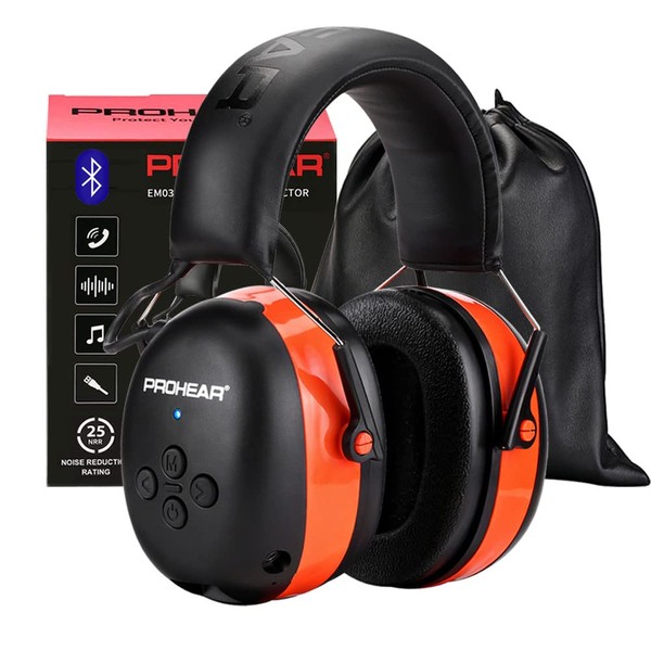 PROHEAR 037 Hearing Protection with Bluetooth, BT 5.3 Technology Headphones