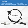 Hoypeyfiy Oxygen Sensor 1588A144 1588A228 Replacement for RVR/Lancer 11-15, Replacement