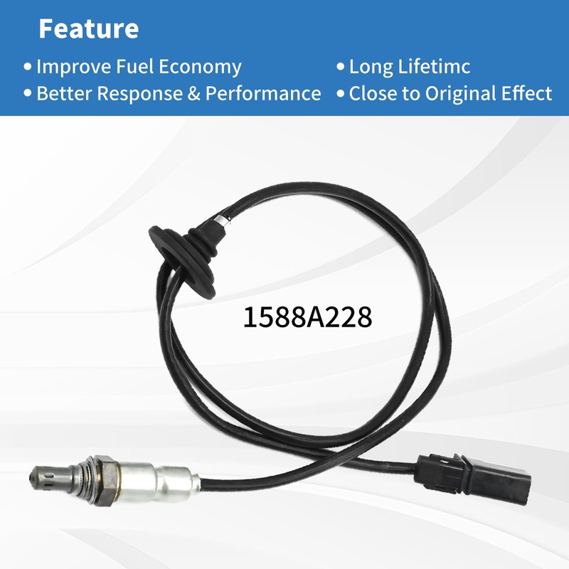 Hoypeyfiy Oxygen Sensor 1588A144 1588A228 Replacement for RVR/Lancer 11-15, Replacement