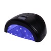 Semilac UV LED Lamp 24W/48W All Black - Nail Lamp