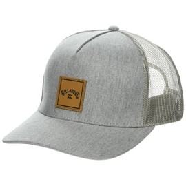 Billabong Men's Stacked Trucker Hat, Grey Heather