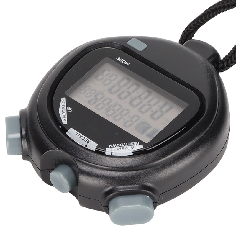 Electronic Stopwatch Multifunctional 2 Lines Show Digital Sports Timer for