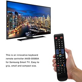 Mugast Mando a Distancia de Repuesto para Smart TV para AA59-00580A, Mando a Distancia Universal para TV con Control de Largo Alcance