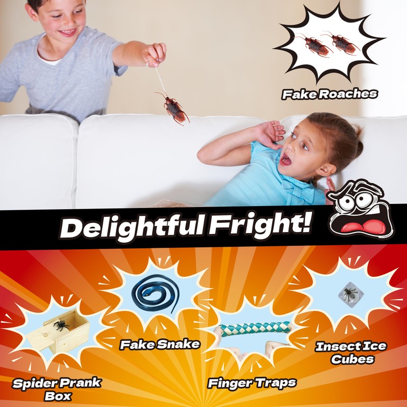 wookidel Prank kit, 25 PCS Prank Stuff, Pranks for Kids