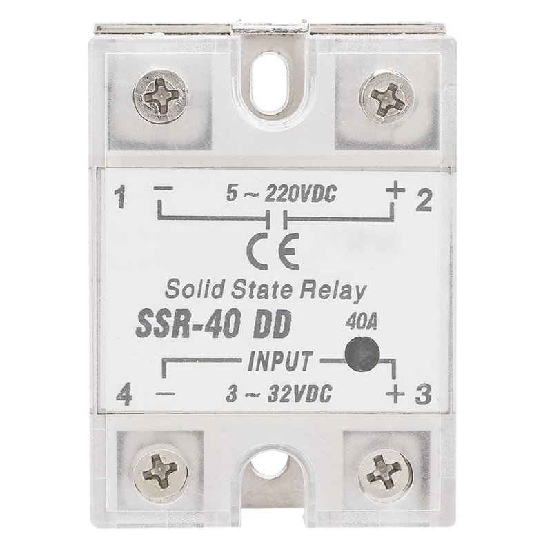 SSR-40 Solid State Relay,AC to AC,Input 6-12ma Output 40A DD