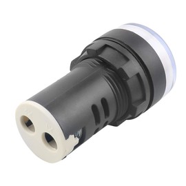 10Pcs White Indicator Light AC/DC 110V, 22mm Panel Mount, for Electrical Control Panel, HVAC, DIY Projects