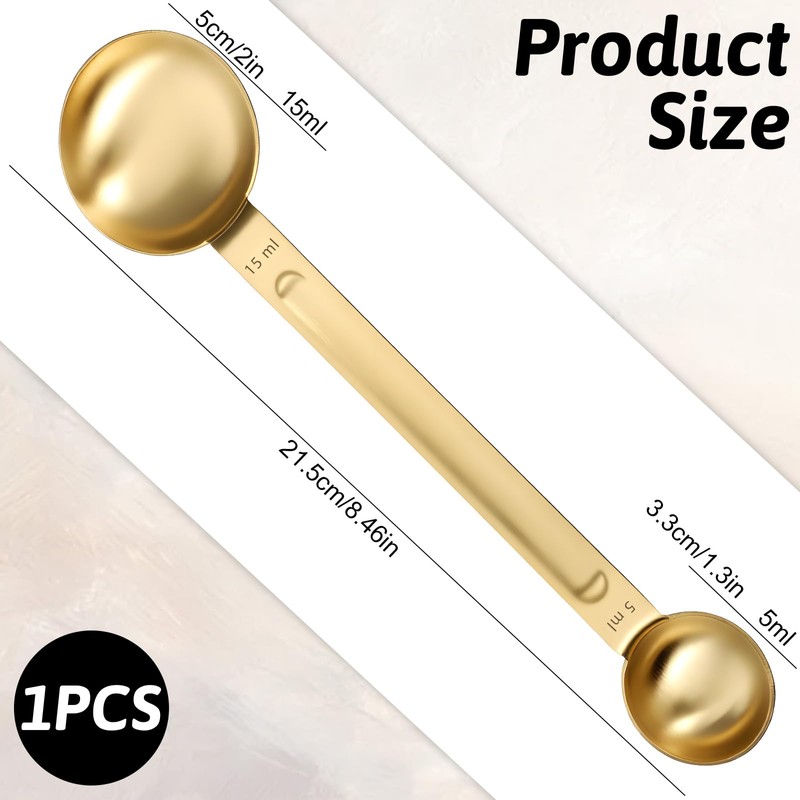 Thinp Tablespoon Measuring Spoon, Stainless Steel Coffee Scoop 1 TSP