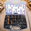 Taiss 400PCS Metric Flange Bolt Assortment kit,M6x1.0 Bolt, M8x1.25 Bolt,