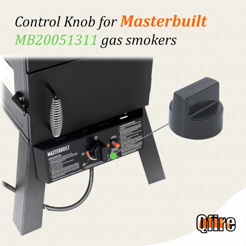 Qfire 911060014 - Control Knob Compatible with Masterbuilt 20051311 gs30d