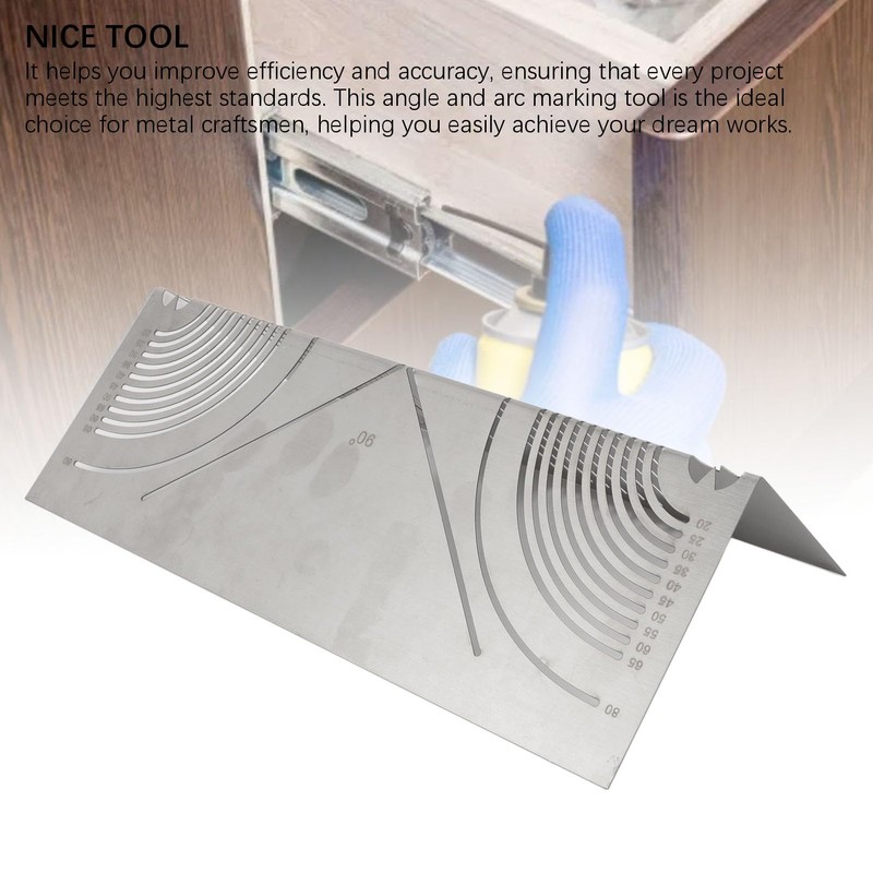 LICAEVEY Angle & Arc Marking Tool, Multi Purpose Fabrication Scribing
