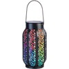 Lunartec Bluetooth Lantern: Smart Solar Lantern Metal RGB CCT LEDs