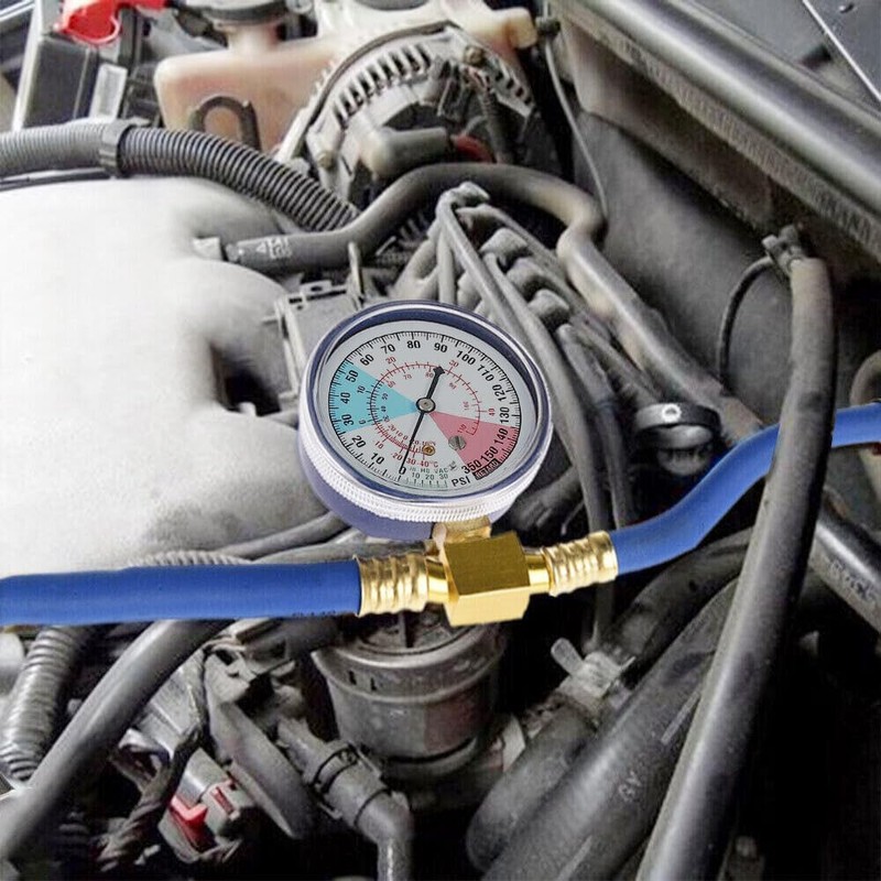 R134A Air Conditioner Gas Charging Hose with Meter, Gas Charge,