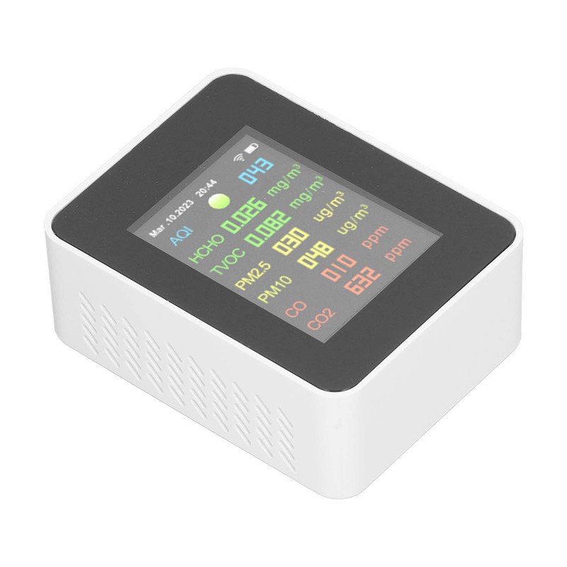 9 in 1 Air Quality Monitor WiFi Air Detector Color