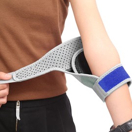 IBLUELOVER Kids Elbow Brace Support Sports Dance Elbow Protector Antislip Arm Guard Sleeve Adjustable Crashproof Neoprene Elbow Pads Rehabilitation Protective Gear Set for Boys Girls,1 Pair