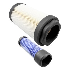 1 Pair Air Filter Replace LVU34503 LVU34504 Fit for John Deere 1023E 1025R 2025R 2026R Tractor, Primary Secondary Filter Inner and Outer Set