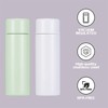 2PCS 4oz Mini Water Bottle Mini Insulated All stainless steel