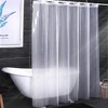 Clear Shower Curtain Liner, 100% Waterproof EVA 3D Shower Curtains