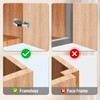 4 Pack Soft Close Cabinet Hinges, Kitchen Cabinet Hinges Surface