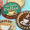 8 PCS Coffee Diamond Art Coasters Kits, Diamond Painting Coasters