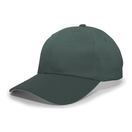 Pacific Headwear Standard Coolport Mesh Hook-and-Loop Adjustable Cap, Dark Green