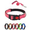 Aeclleca Reflective Dog Collar and Leash Set with Safety Locking
