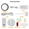 VST Under Cabinet Mini Panel Lighting 3.94inch 12V 2.5W(Total 15W)