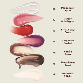 Absolute New York Gloss Slick Peptide Tinted Balm, Weightless and Non-Sticky, Soft Hydrated and Plump Lips (MLPT03 Strawberry Crush)