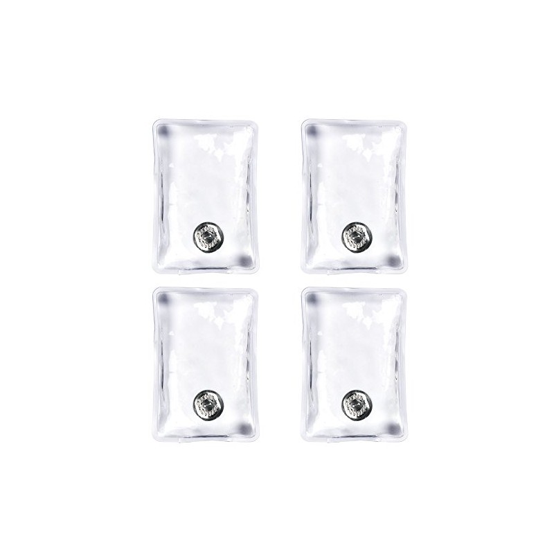 eBuyGB® Pack of 4 Instant Heating Gel Hand Warmers -