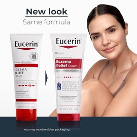 Eucerin Crema de cuerpo para aliviar eczemas, 8.0 oz