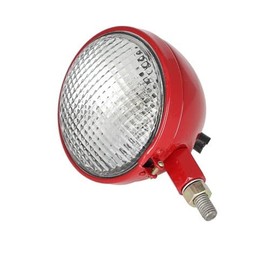 Headlight Assembly - 6V Tear Drop Style Red fits International C O6 W4 I4 Super H T6 I9 Super W4 TD14 Cub Super A W6 A M Super W6 TD15 I6 Super M TD7 H Super C W9 B O4 Super W9 TD18 45640DB